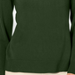 Karen Scott Women's Button Shoulder Sweater Green Size Petite Medium