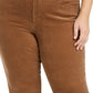 Charter Club Women's Lexington Tummy Control Corduroy Jeans Brown Size 22W
