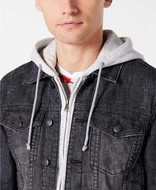 American Rag Men's Slate Denim Jacket Grey Size Small