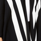 Alfani Women's Striped Open Front Cardigan Black Size Petite Small/Medium