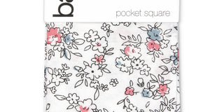 Bar III Men's Archer Floral Pocket Square White Size Regular