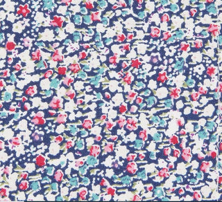 Bar III Men's Stella Floral Pocket Square Navy Size Regular