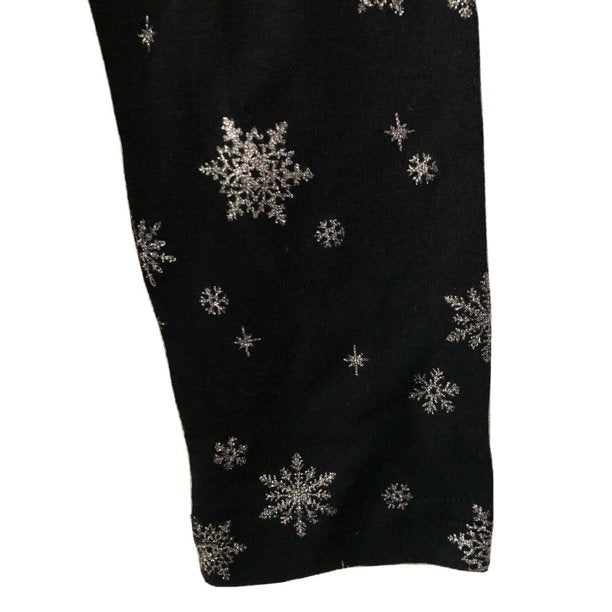 Karen Scott Women's Snowy Glory Mock Neck Top Black Size Medium