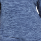 Karen Scott Women's Plus Size Marled Microfleece Top Navy Size 0X