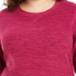 Karen Scott Women's Plus Size Marled Microfleece Top Purple Size 0X