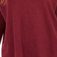 Style & Co Women's V Neck Tunic Sweater Red Size Medium