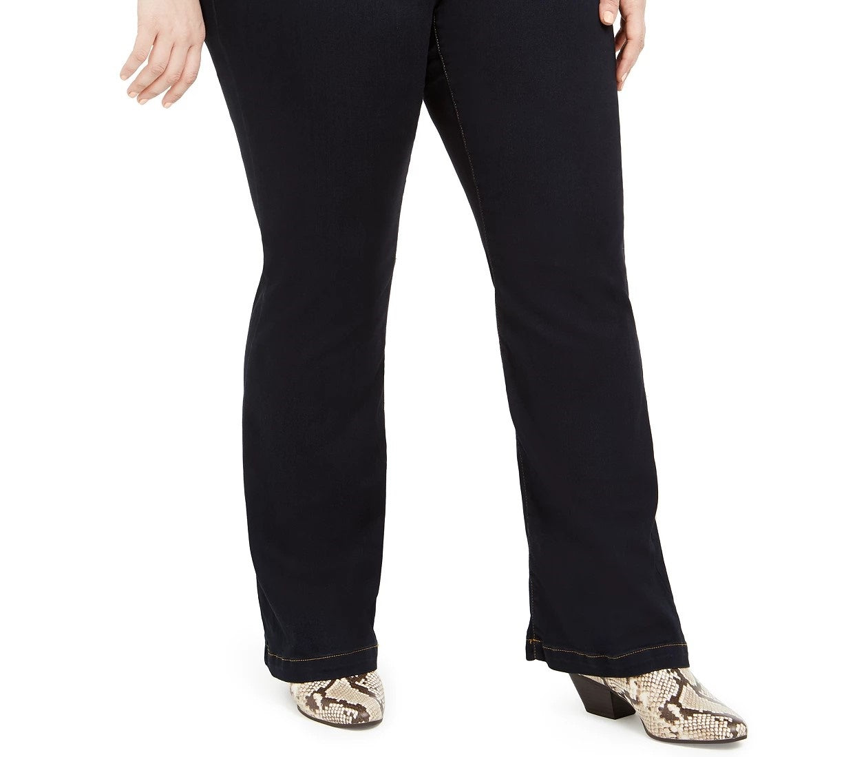 INC International Concepts Women's Plus Size Bootcut Jeans Blue Size 24W