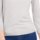 Maison Jules Women's Crewneck 3/4-Sleeve Sweater Charcoal Size Medium