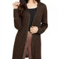 Alfani Women's Ribbed Metallic Cardigan Orange Size Medium