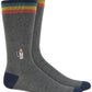 Bar III Men's Mug Socks Grey Size Regular