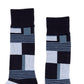 Alfani Men's Abstract Boxes Socks Navy Size Regular