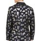 INC International Concepts Men's Slim Fit Metallic Jacquard Blazer Navy Size Small