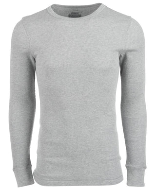 Alfani Men's Long Sleeve Thermal Shirt Grey Size 10-13