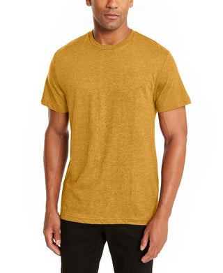 Alfani Men's Crewneck Undershirt Yellow Size Medium