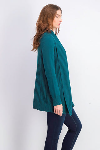 Charter Club Women's Shawl-Collar Open-Front Cardigan Dark Green Size Medium