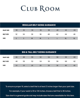 Club Room Men's Beveled-Edge Belt Black Size Small