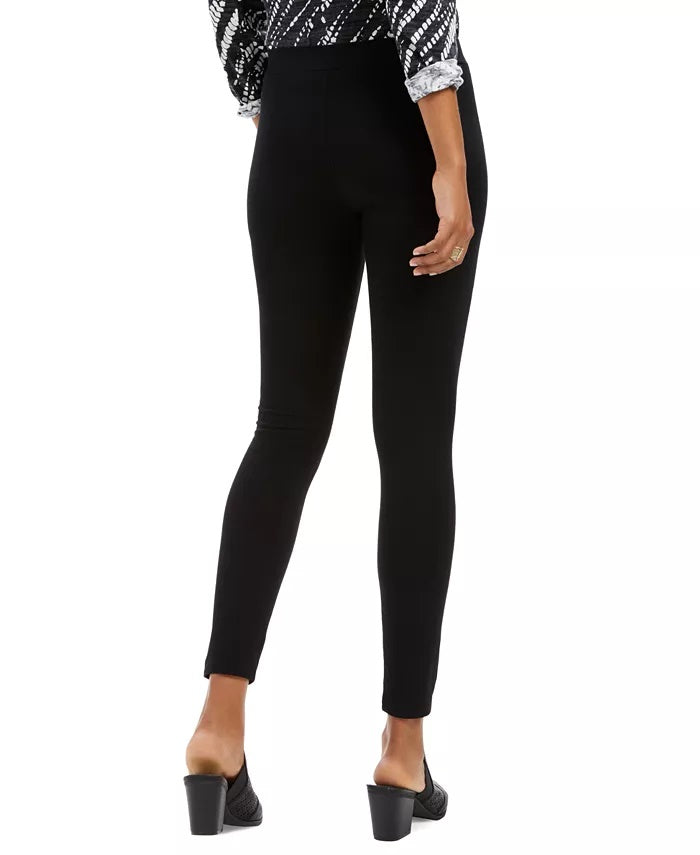 Style & Co Women's Snowflake Embellished Leggings Black Size Petite Petite