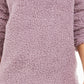 Style & Co Women's Sherpa Cowl-Neck Sweater Purple Size XX-Large