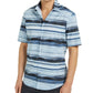 Alfani Men's Classic Fit Stripe Shirt Navy Size Small