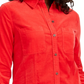 Charter Club Women's Petite Button-Down Cotton Corduroy Shirt Red Size -Petite Large