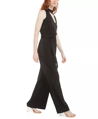Bar III Women's Choker Jumpsuit Black Size X-Small