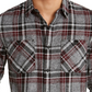 American Rag Men's Alex Plaid Shirt Gray Size X-Small