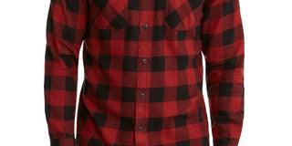 American Rag Men's Shirt Large Austin Check Longsleeve Red Size Large