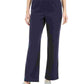 Karen Scott Women's Petites Microfleece Pants Navy Size Petite Large