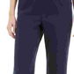 Karen Scott Women's Petites Microfleece Pants Navy Size Petite Large