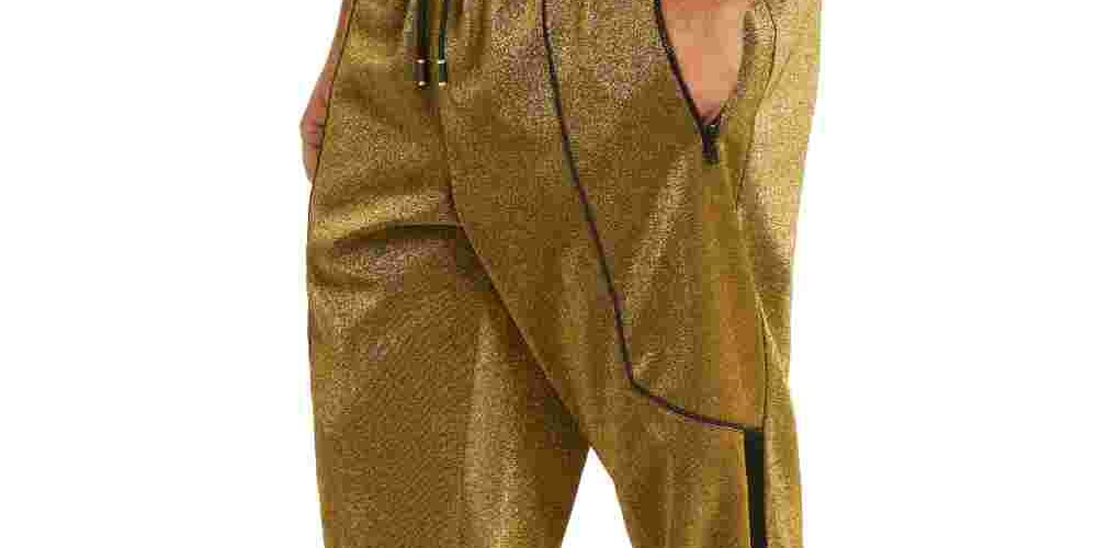 INC International Concepts Men's Athletic Fit Pants Yellow Size 3XB