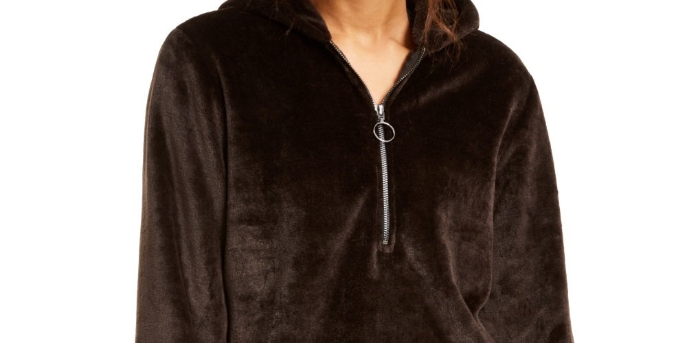 Ideology Women's Black Zip Up Jacket Black Size Large