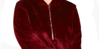 Ideology Women's Zip Up Jacket Red Size 2X