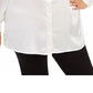 Alfani Women's Embellished Blouse White Size 3 Extra Large