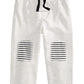 First Impressions Baby Boys Knee Patch Jogger Pants  White Size 18MOS