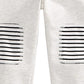 First Impressions Baby Boys Knee Patch Jogger Pants  White Size 18MOS