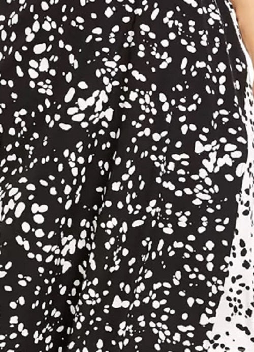 Alfani Women's Plus Size Printed Midi Skirt Black Size 24W