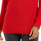 Charter Club Women's V Neck Pullover Knit Sweater Red Size Medium