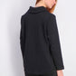 Karen Scott Women's Sport Shawl-Collar Fleece Pullover Black Size Small