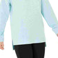 Ideology Women's Cold Shoulder Vented Top Green Size Large