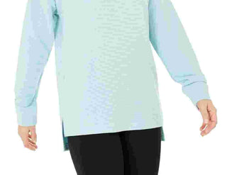 Ideology Women's Cold Shoulder Vented Top Green Size Large