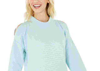 Ideology Women's Cold Shoulder Vented Top Green Size X-Large