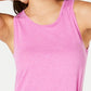Ideology Women's Mesh-Back Tank Top Purple Size Medium