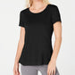 Ideology Women's Tie-Back T-Shirt  Black Size X-Small