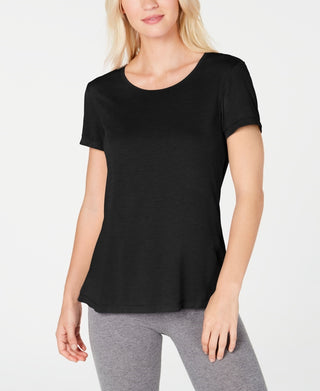 Ideology Women's Tie-Back T-Shirt  Black Size X-Small