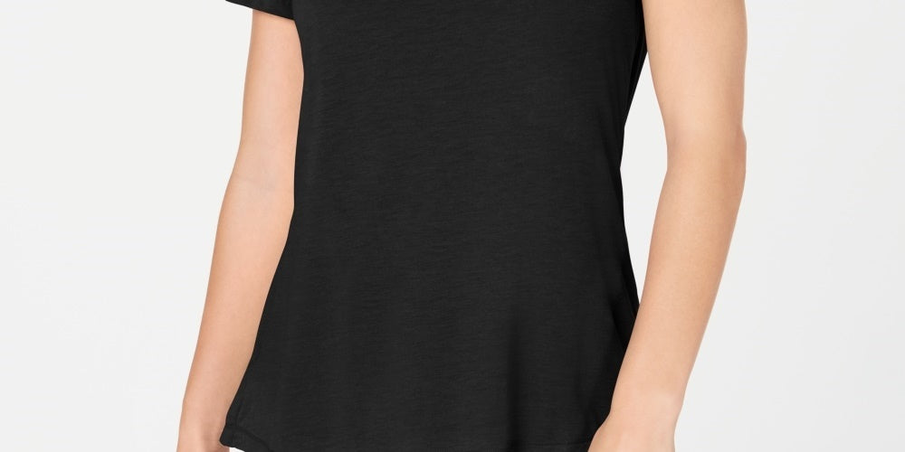 Ideology Women's Tie-Back T-Shirt  Black Size X-Small