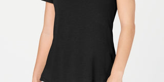 Ideology Women's Tie-Back T-Shirt  Black Size X-Small