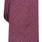 Club Room Men's Sterling Neat Silk Blend Business Neck Tie Red Size Regular