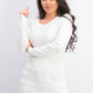 Style & Co Women's Mixed Stitch Sweater White Size X-Large