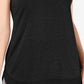 Ideology Women's Mesh Hem Tank Top Black Size Medium