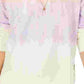 Style & Co Women's Tie-Dye Sweatshirt Pink Size Large
